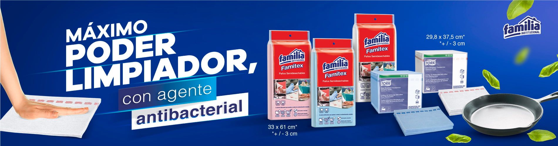 Poder limpiador Famitex - Familia Institucional