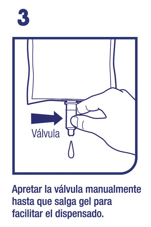 Soporte botella Zanigel gel antibacterial - Familia Institucional