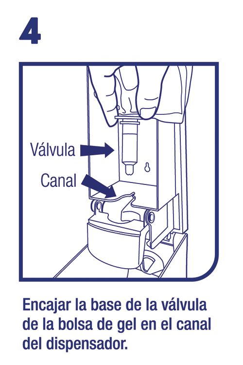Soporte botella Zanigel gel antibacterial - Familia Institucional