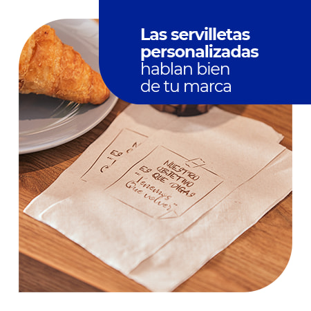 Servilletas personalizadas para tu marca - Familia Institucional