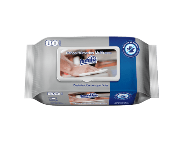 empeque cerrado paños humedos