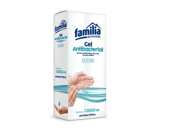 Gel antibacterial - Familia Institucional